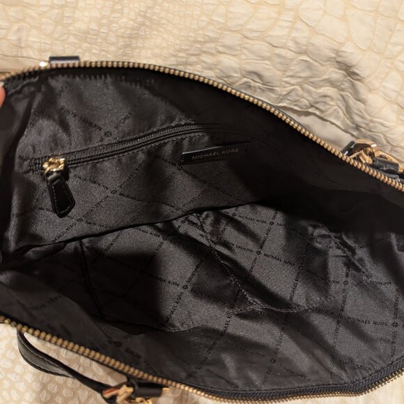 MICHAEL KORS JET SET LEATHER TOTE PEBBLED LEATHER - Picture 3 of 3